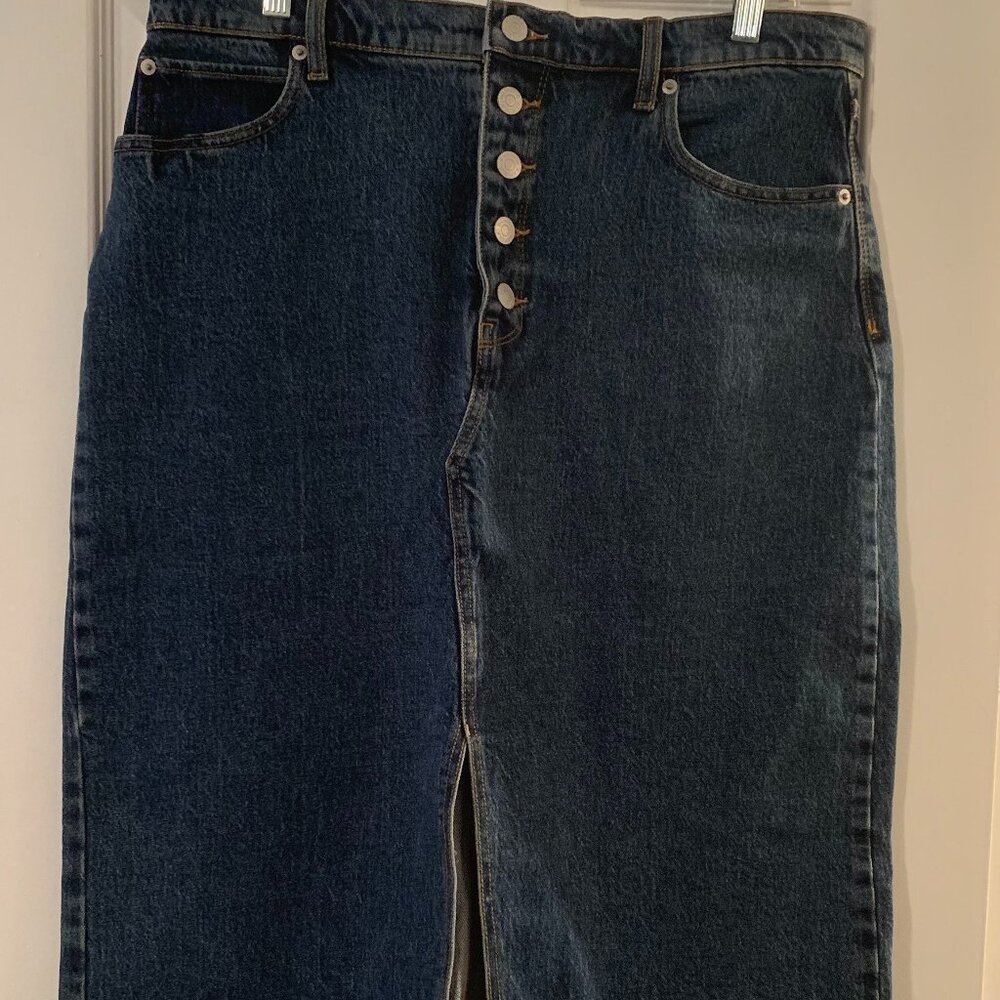 Banana Republic Factory Denim Skirt Size 12